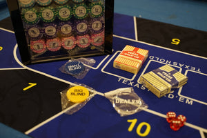 1000籌碼套裝Poker Set(籌碼+撲克墊+撲克專用牌x2)
